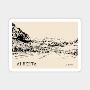 Alberta Canada Magnet