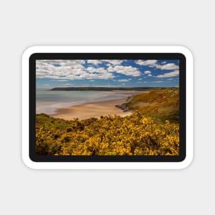 Tor Bay and Oxwich Bay, Gower, Wales Magnet