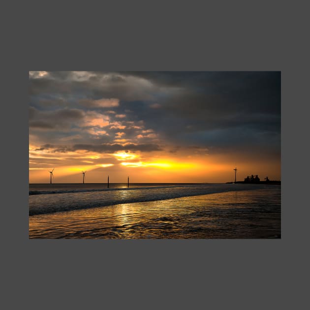 January sunrise on the coast of Northumberland by Violaman