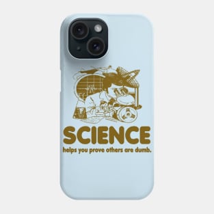 Science Retro T-Shirt Phone Case