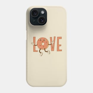 Love Donut, Cute Doughnut Day, Funny Donuts Lover Phone Case