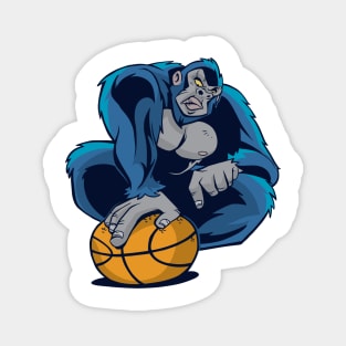 gorilla basketball Magnet