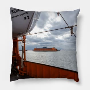 The Staten Island Ferry Pillow