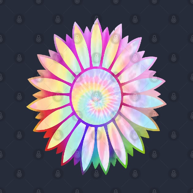 Tie Dye Sunflower by magicmirror