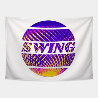 Swing disco ball Tapestry