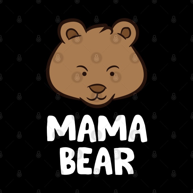 Mama Bear Women's Mama Bear Cute Mama Bear by EQDesigns