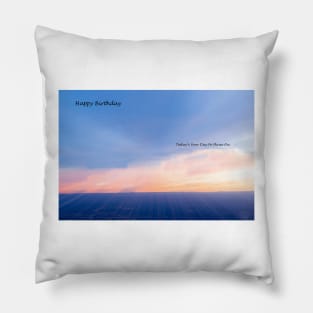 Birthday card or image Pillow