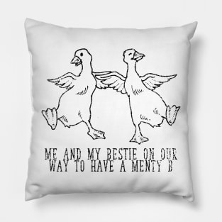 menty b besties Pillow