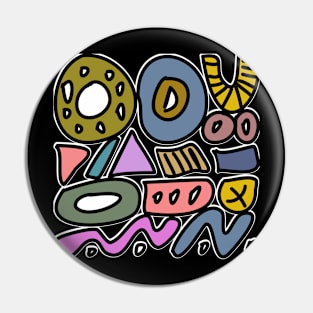 Doodle abstract Pin