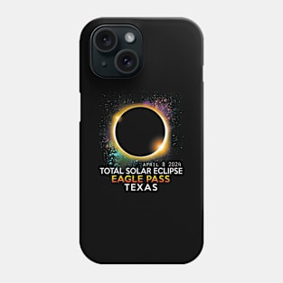 Totality Total Solar Eclipse Eagle Pass Texas April 8 2024 Phone Case