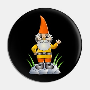 Christmas Garden Gnome Pin