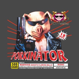 Porkinator by Sky Bacon T-Shirt