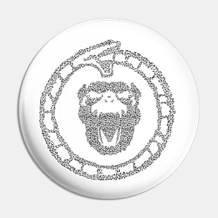 Serpent Monkey Pin