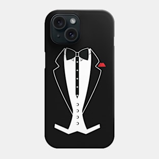Ring Bearer Tuxedo Tux Suit Kids Funny Wedding Costume Phone Case