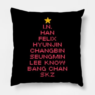 Stray Kids Christmas Tree Pillow