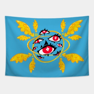 Eldritch Angel Ring Tapestry