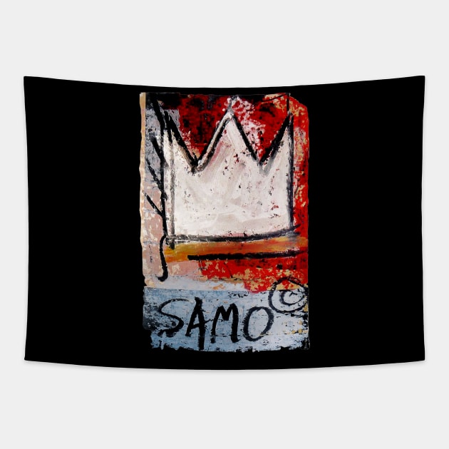 Crown - Basquiat King Crown - Tapestry | TeePublic