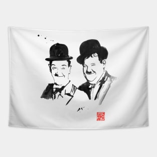 Laurel And Hardy Tapestry