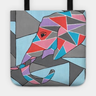 GEOMETRIC Elephant Tote