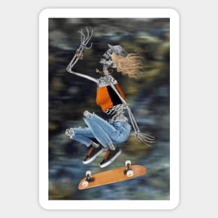 Do a kickflip Sticker for Sale by smoirartwork