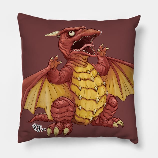 Rodan Pillow by ejsu28