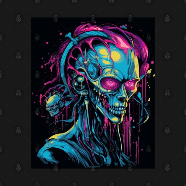 Splash Zombie Girl 6 by ArtWearSplash