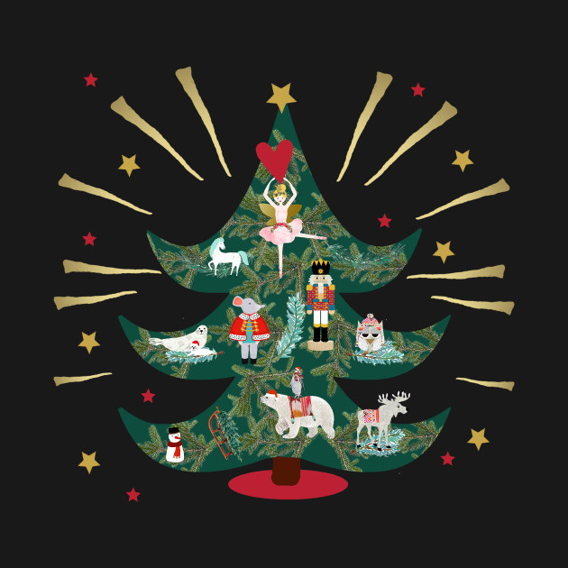 Disover Xmas Nutcracker Tree - Xmas Tree - T-Shirt