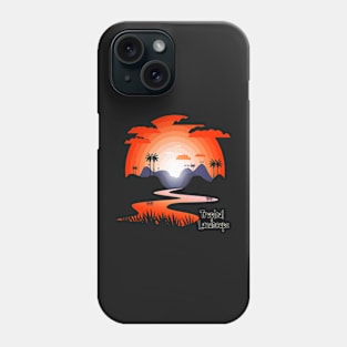 tropical landscape Phone Case