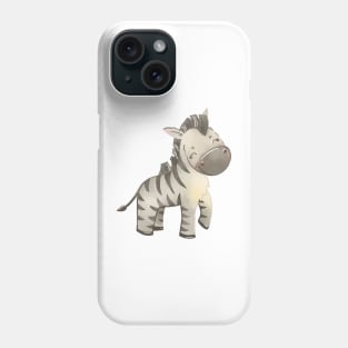 Cartoon zebra Phone Case