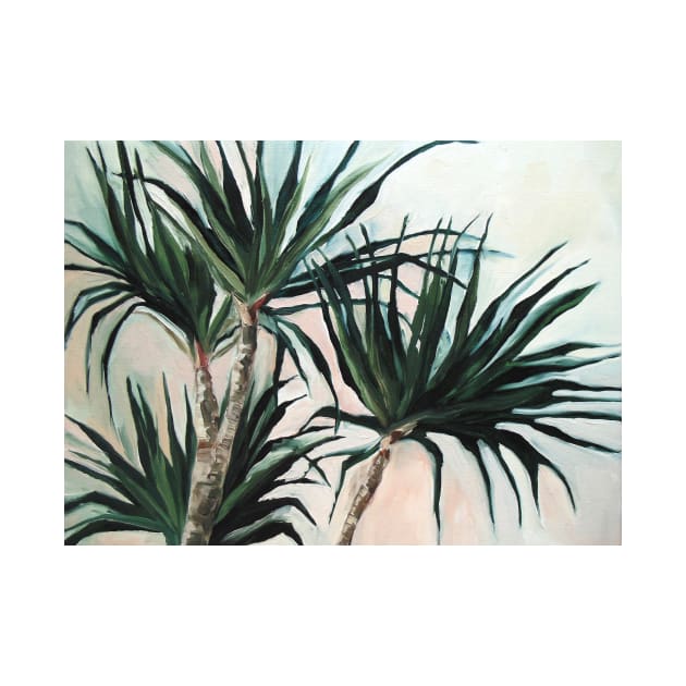 Dracaena tropical plant palm by Kuhtina