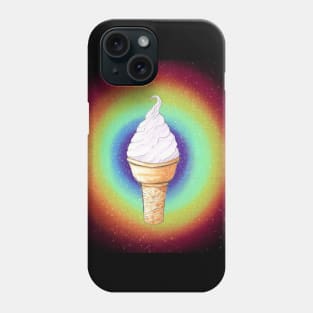 Rainbow ice cream Phone Case