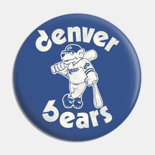 Defunct Retro 80s Denver Bears Baseball Team Pin