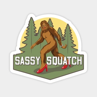 Sassy Squatch Magnet