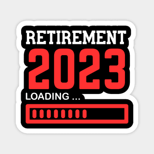 Vintage Retirement 2023 Gift Idea Magnet