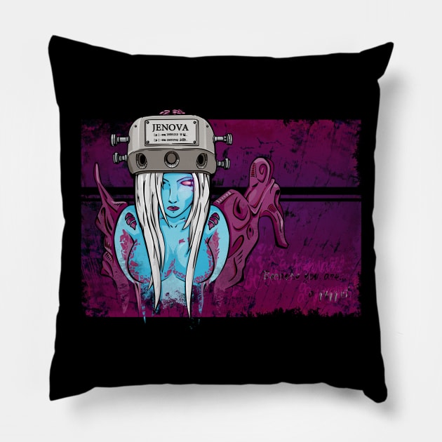 Jenova Puppet Pillow by Beanzomatic