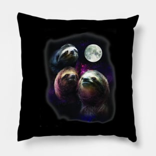 Three Sloths Pillow