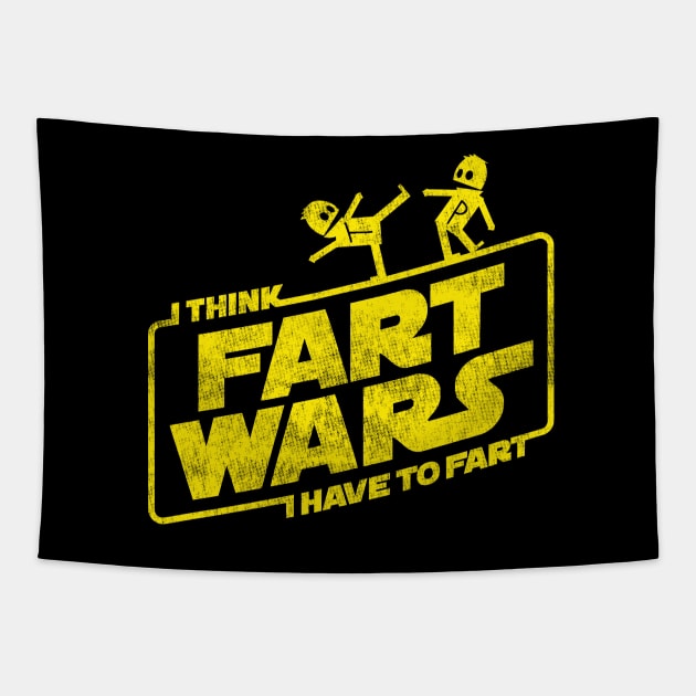 Fart Wars Tapestry by BiggStankDogg