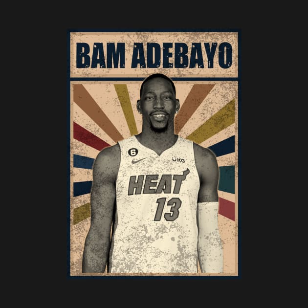 Miami Heat Bam Adebayo by RobinaultCoils