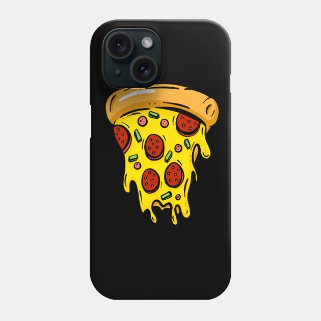 Super Slice Pizza Time Phone Case by Squeeb Creative