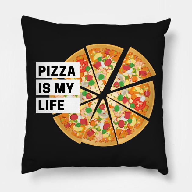 Pizza is my Life Pillow by onepony