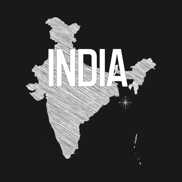 Country Wall Decor India Black and White Art Canvas Poster Prints Modern Style Painting Picture for Living Room Cafe Decor World Map by Wall Decor