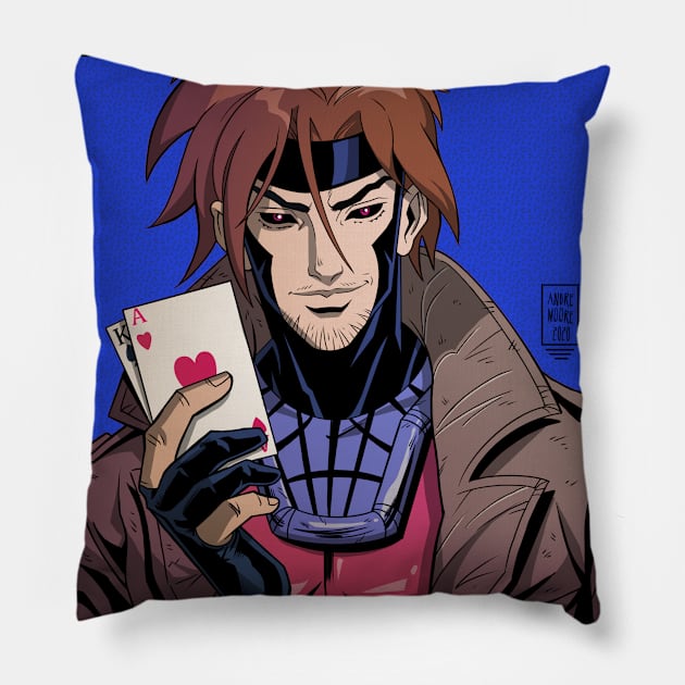 Gambit Pillow by drdre74