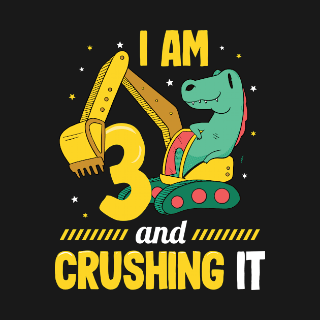 Im 3 And Crushing It by Ronkey Design