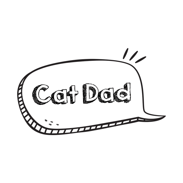 Dad Love Cat Fathers Day Cat Lover Pet Love Gifts by chrizy1688