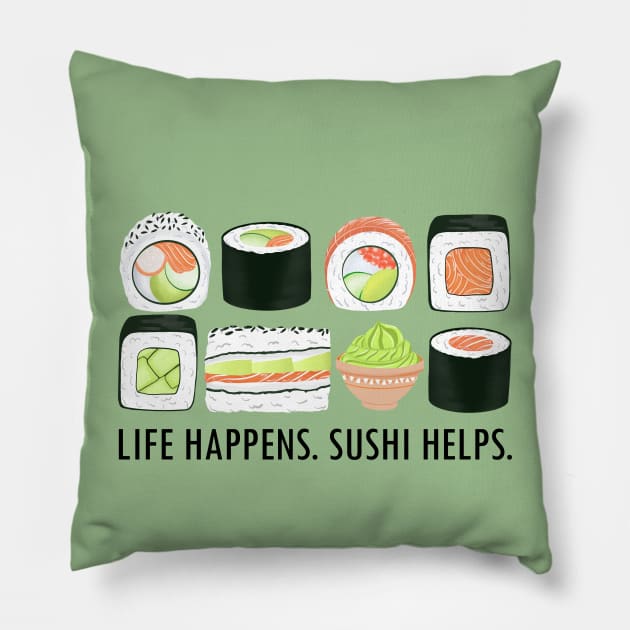 Life Happens... Pillow by tangerinetane