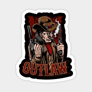 Outlaw Cowboy Magnet