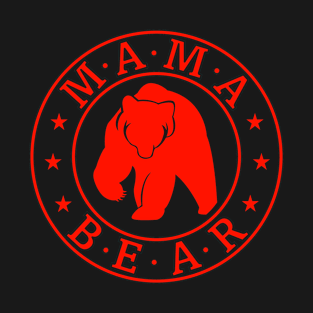 Mama Bear Red T-Shirt