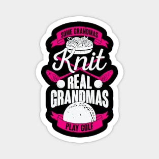 Funny Golf Golfing Grandmother Gift Magnet