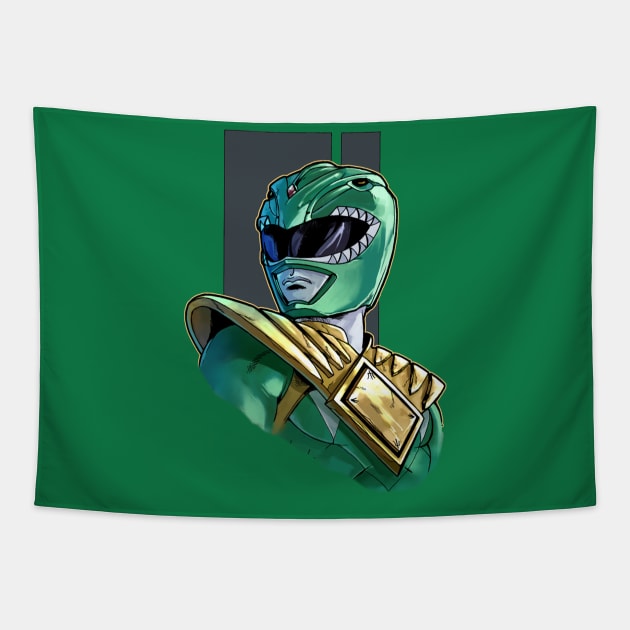 Tommy The Green Ranger Tapestry by AdventureWizardLizard