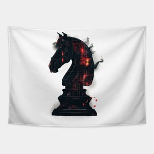 Chess horse Tapestry